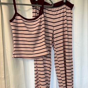 Shop fancy- Striped Tank and pant set